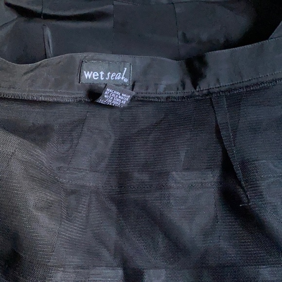 Wet seal Skater punk mini black skirt - Picture 5 of 8